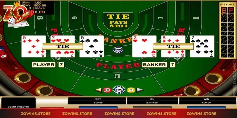 Baccarat Zowin bùng nổ trải nghiệm cá cược mãn nhãn